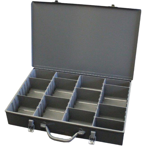 Compartment Steel Scoop Boxes, 17.875" W x 12" D x 3" H, 13 Compartments Moffatt Supply & Specialties