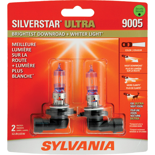 9005 SilverStar&reg; Ultra Headlight Bulb, Halogen, 65 W, White Moffatt Supply & Specialties