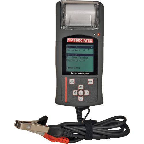 Testeur/analyseur portatif de syst&egrave;mes &eacute;lectriques avec port USB et imprimante thermique Moffatt Supply & Specialties