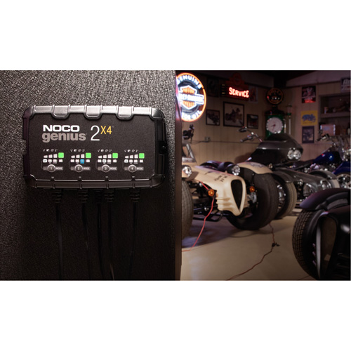 Chargeur de batterie 4 sorties de 8 A Genius 2X4 Moffatt Supply & Specialties