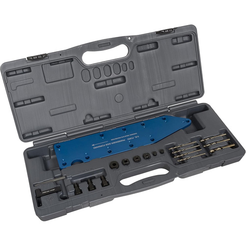 Gabarit de perçage pour installation sur collecteur pour Ford 3,5 L Ecoboost Moffatt Supply & Specialties