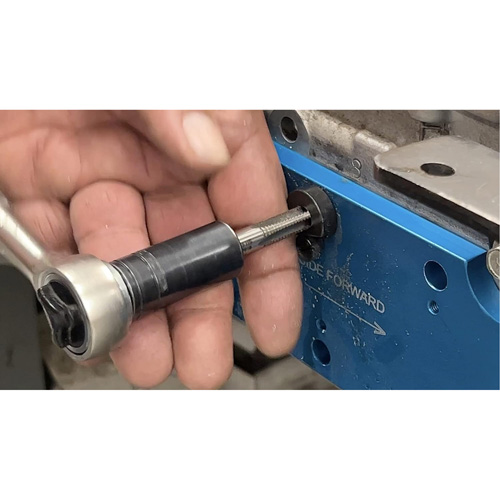 Gabarit de perçage pour installation sur collecteur pour Ford 3,5 L Ecoboost Moffatt Supply & Specialties