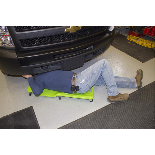 Neon Green Low Profile Plastic Creeper Moffatt Supply & Specialties