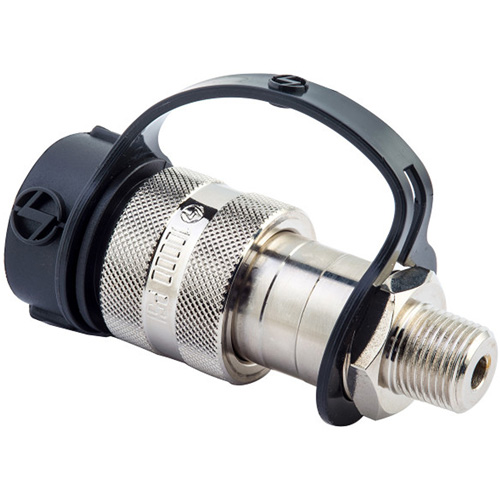 Coupler High Flow Female Side, Steel, 3/8", Female NPTF, 10000 PSI Moffatt Supply & Specialties
