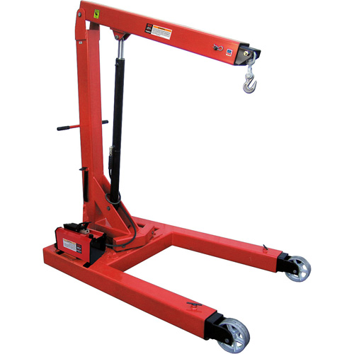 Air Hydraulic Floor Crane, 6000 lbs. (3 tons) Capacity Moffatt Supply & Specialties