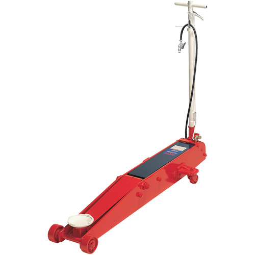 Cric de plancher, 5 tonne(s) Capacit&eacute;, 5-5/8" Abaiss&eacute;e, 27-1/4" &eacute;lev&eacute;e, Air comprim&eacute;/hydraulique Moffatt Supply & Specialties