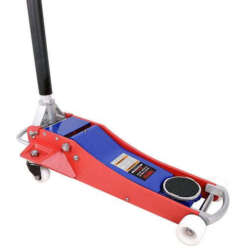 Cric de plancher, 3 tonne(s) Capacit&eacute;, 3" Abaiss&eacute;e, 19-3/4" &eacute;lev&eacute;e, Hydraulique &agrave; main Moffatt Supply & Specialties