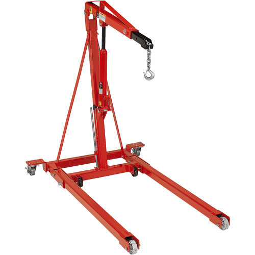 Folding Engine Crane, 2500 lbs. (1.25 tons) Capacity Moffatt Supply & Specialties
