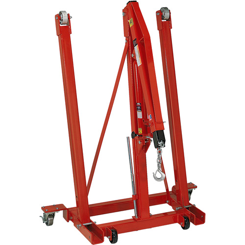 Folding Engine Crane, 2500 lbs. (1.25 tons) Capacity Moffatt Supply & Specialties