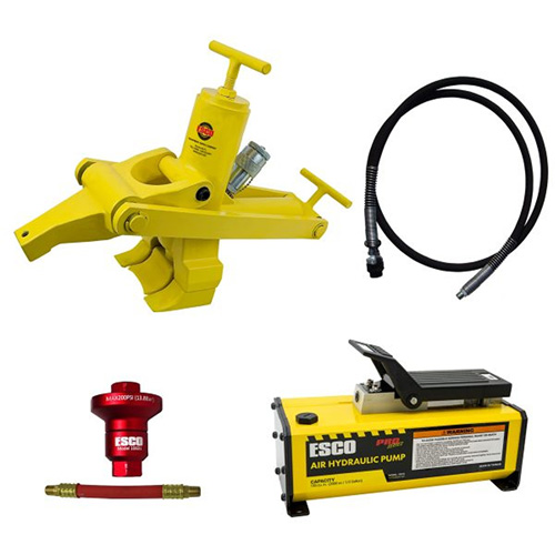 Trousse de d&eacute;monte-talons Combi avec pompe &agrave; air hydraulique de 1/2 gal Moffatt Supply & Specialties