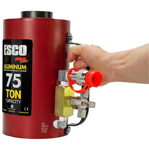 Heavy-Duty Hydraulic Cylinder, 6" Stroke, 75 Ton(s) Capacity, 10000 PSI Moffatt Supply & Specialties