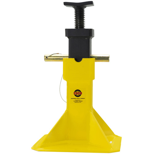 Jack Stands with Adjustable Screw Top Saddle, Locking Pin, 15-1/2" - 20-1/2" H Moffatt Supply & Specialties