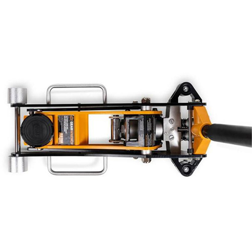 Aluminum Racing Jack, 2 Ton(s) Capacity, 3-1/4" Lowered, 18-1/2" Raised, Manual Hydraulic Moffatt Supply & Specialties