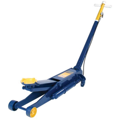 Long Chassis Service Jack, 4 Ton(s) Capacity, 5" Lowered, 25-3/4" Raised, Air Hydraulic Moffatt Supply & Specialties