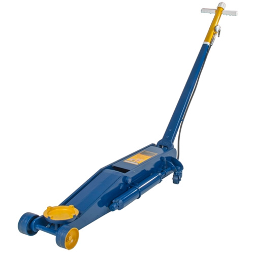 Long Chassis Service Jack, 4 Ton(s) Capacity, 5" Lowered, 25-3/4" Raised, Air Hydraulic Moffatt Supply & Specialties