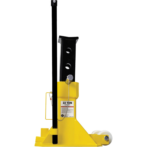 Cric EZ-Wheel, Tige verrouillable, Capacit&eacute; de 22 tonnes, 13-1/2" - 20" h Moffatt Supply & Specialties