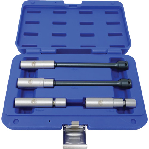 4-Piece Euro Spark Plug Swivel Socket Set, 3/8" Drive Moffatt Supply & Specialties