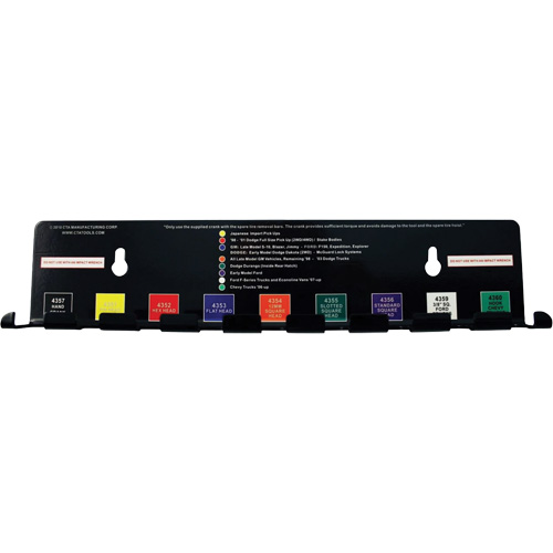 Ensemble d'outils pour roue de secours 10 mcx Moffatt Supply & Specialties