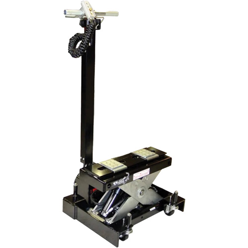 Cric de service de plancher, 12 tonne(s) Capacit&eacute;, 7-1/2" Abaiss&eacute;e, 15-3/4" &eacute;lev&eacute;e, Air comprim&eacute;/hydraulique Moffatt Supply & Specialties