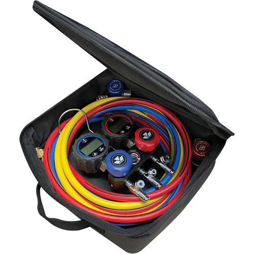 Jeu de manom&egrave;tres manifold compact Mini-Fold – S&eacute;rie noire Moffatt Supply & Specialties