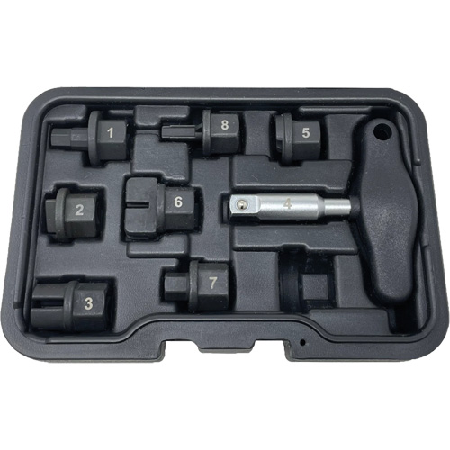 Trousse d'outils pour bouchons de vidange dhuile 8 morceaux Moffatt Supply & Specialties