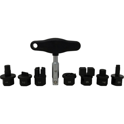 Trousse d'outils pour bouchons de vidange dhuile 8 morceaux Moffatt Supply & Specialties