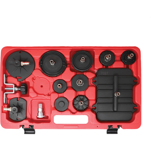 Trousse maître de purgeur de freins sous pression avec adaptateurs Moffatt Supply & Specialties