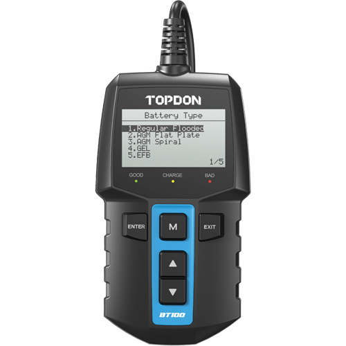 Testeur de batterie 12?V et de syst&egrave;mes BT100 Moffatt Supply & Specialties