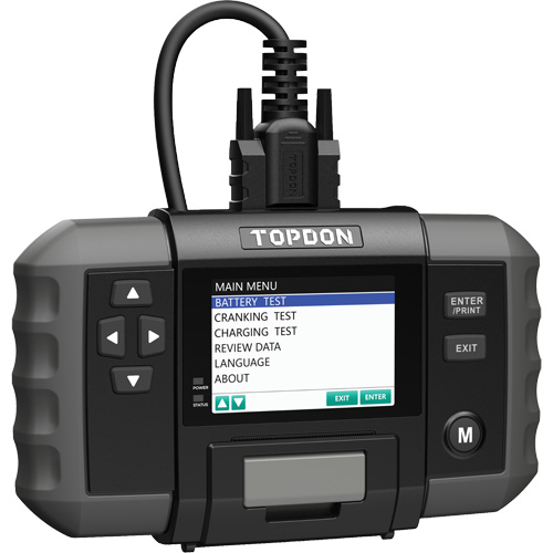 BT600 12V Battery & 12V/24V System Tester with Built-in Printer Moffatt Supply & Specialties