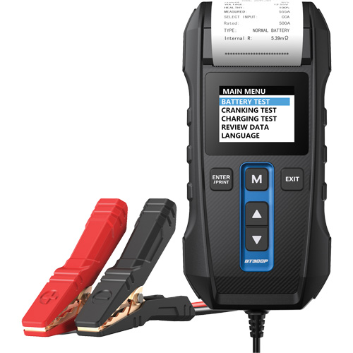 BT300P Battery, Charging & Cranking System Tester with Printer Moffatt Supply & Specialties