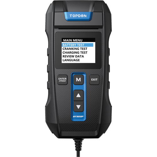 BT300P Battery, Charging & Cranking System Tester with Printer Moffatt Supply & Specialties