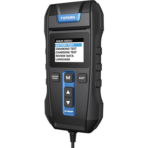BT300P Battery, Charging & Cranking System Tester with Printer Moffatt Supply & Specialties