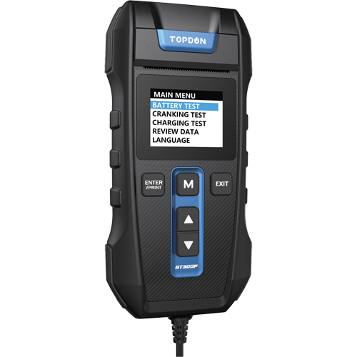 BT300P Battery, Charging & Cranking System Tester with Printer Moffatt Supply & Specialties