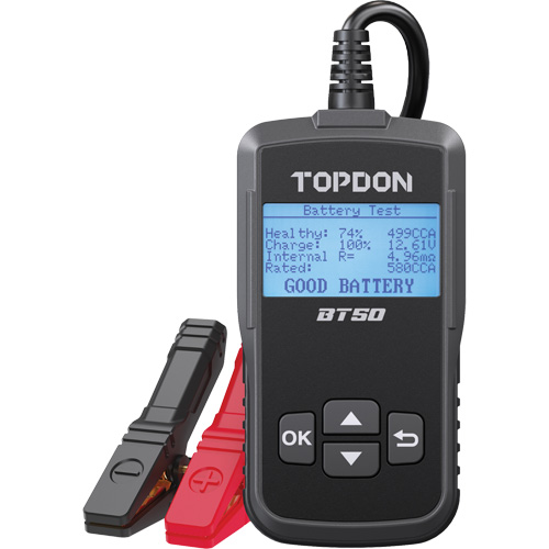 Testeur de batterie, de charge et de d&eacute;marrage BT50 avec imprimante Moffatt Supply & Specialties