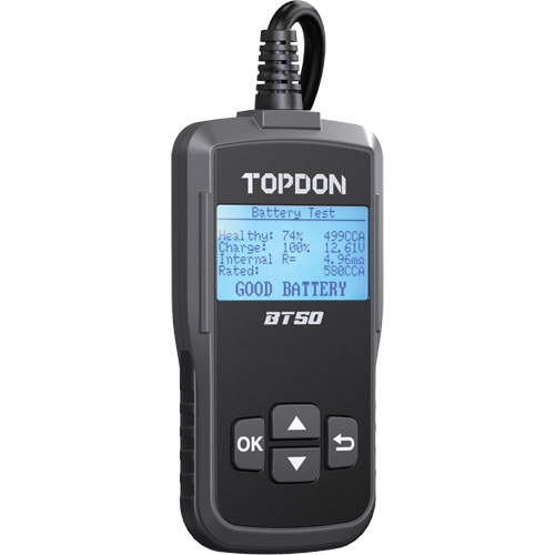 Testeur de batterie, de charge et de d&eacute;marrage BT50 avec imprimante Moffatt Supply & Specialties