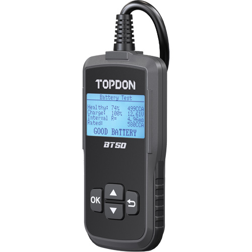 Testeur de batterie, de charge et de d&eacute;marrage BT50 avec imprimante Moffatt Supply & Specialties