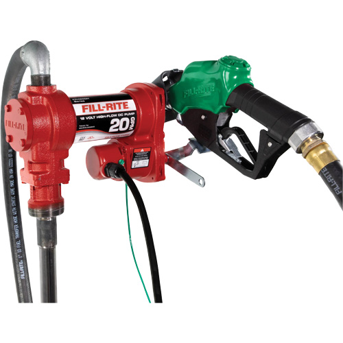 12V Fuel Transfer Pump with Nozzle Moffatt Supply & Specialties
