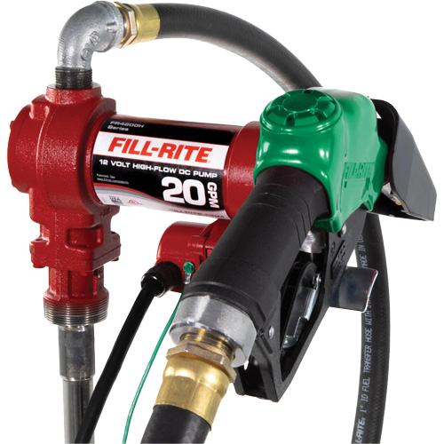 12V Fuel Transfer Pump with Nozzle Moffatt Supply & Specialties
