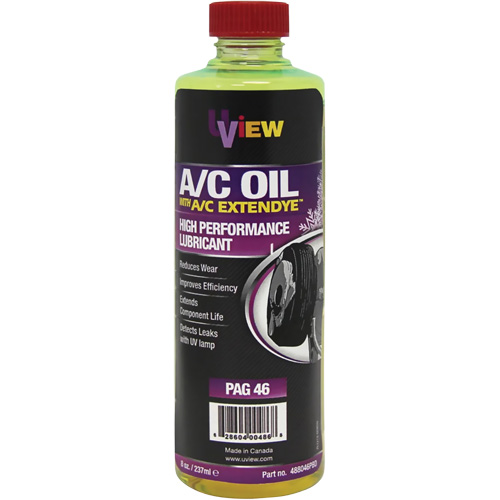 Huile PAG 46 avec ExtenDye pour syst&egrave;me de climatisation, 237 ml, Bouteille Moffatt Supply & Specialties