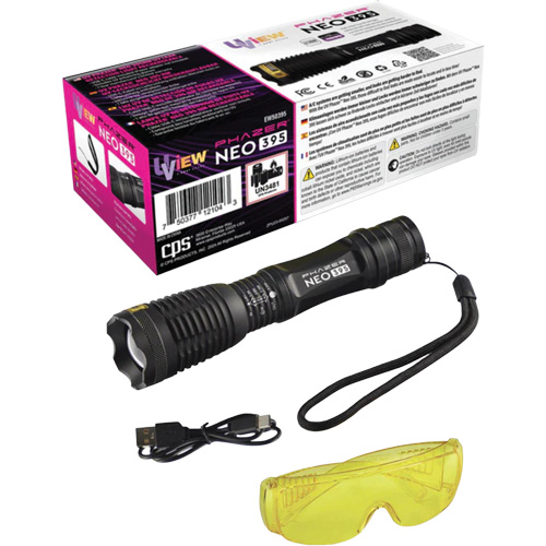 UView&reg; Phazer NEO 395 Rechargeable UV Leak Detection Light Moffatt Supply & Specialties