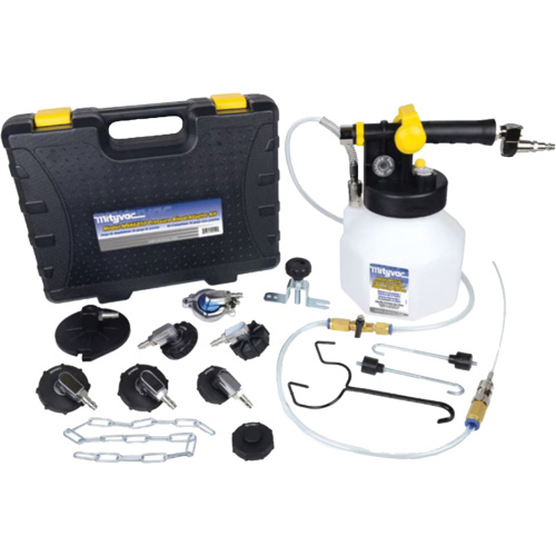 Pressure Brake Bleeder Kit with 7 Adapters Moffatt Supply & Specialties