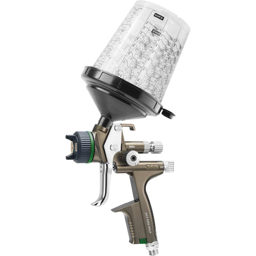 X5500 HVLP 1.3 I RPS D Premium Paint Spray Gun for Automotive Refinishing, 1/4" NPT Air Inlet, 15.19 CFM, 0.6 L/0.9 L Capacity, 0.17 PSI Moffatt Supply & Specialties