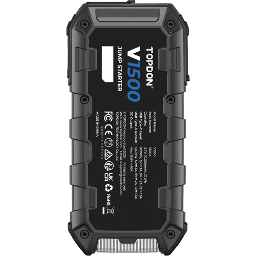 V1500 Jump Starter, Booster, Power Bank & Flashlight Moffatt Supply & Specialties