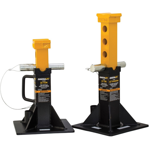 Chandelle robuste, Tige verrouillable, Capacit&eacute; de 22 tonnes, 12-1/4" - 19-7/8" h Moffatt Supply & Specialties