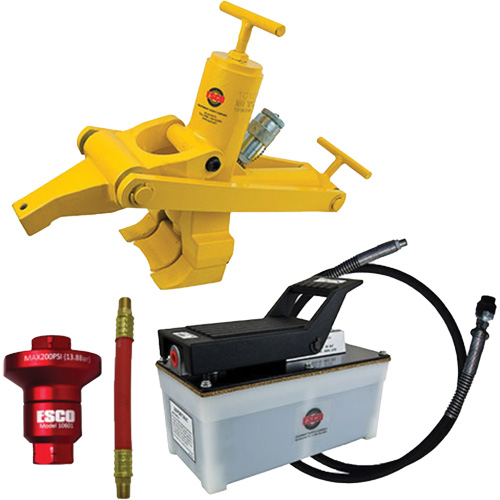 Trousse de d&eacute;monte-talons Combi avec pompe &agrave; air hydraulique de 2,5 pintes Moffatt Supply & Specialties