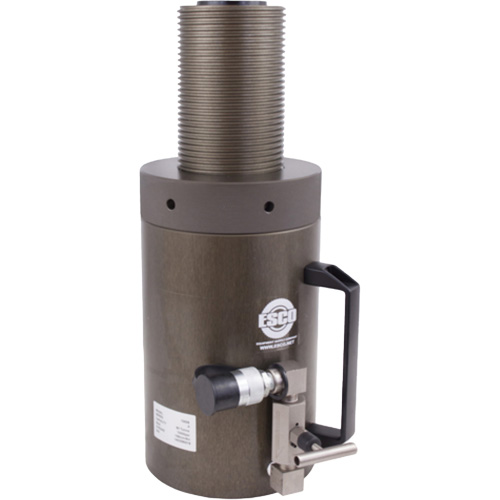 Cric de s&eacute;curit&eacute;, Col verrouillable, Capacit&eacute; de 100 tonnes, 13-37/100" - 19-3/5" h Moffatt Supply & Specialties