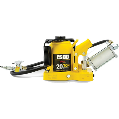 Cric bouteille de s&eacute;rie Pro "Shorty", 20 tonne(s), Air comprim&eacute;/hydraulique, 12-5/8" Hauteur &eacute;lev&eacute;e Moffatt Supply & Specialties