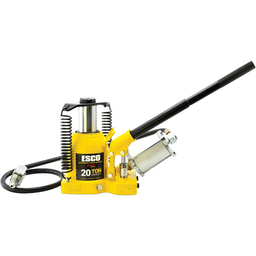 Cric bouteille de s&eacute;rie Pro "Shorty", 20 tonne(s), Air comprim&eacute;/hydraulique, 12-5/8" Hauteur &eacute;lev&eacute;e Moffatt Supply & Specialties