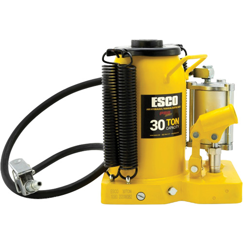 Cric-bouteille de s&eacute;rie Pro, 30 tonnes, Air comprim&eacute;/hydraulique, 20" Hauteur &eacute;lev&eacute;e Moffatt Supply & Specialties