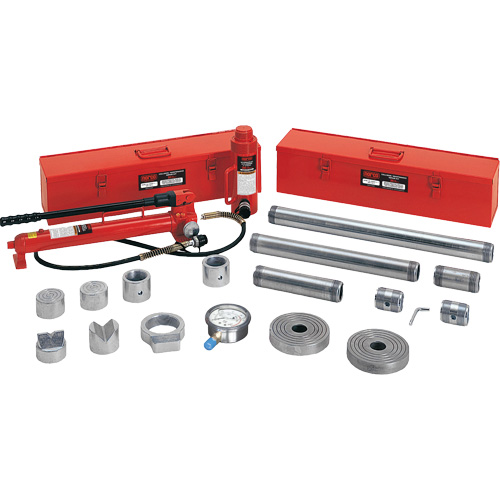 Trousse de r&eacute;paration pour collision et entretien, capacit&eacute; 20 tonnes, avec adaptateurs forg&eacute;s Moffatt Supply & Specialties